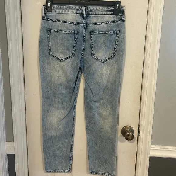 Liverpool Light Blue Ripped Boyfriend Jeans - Picture 3 of 5